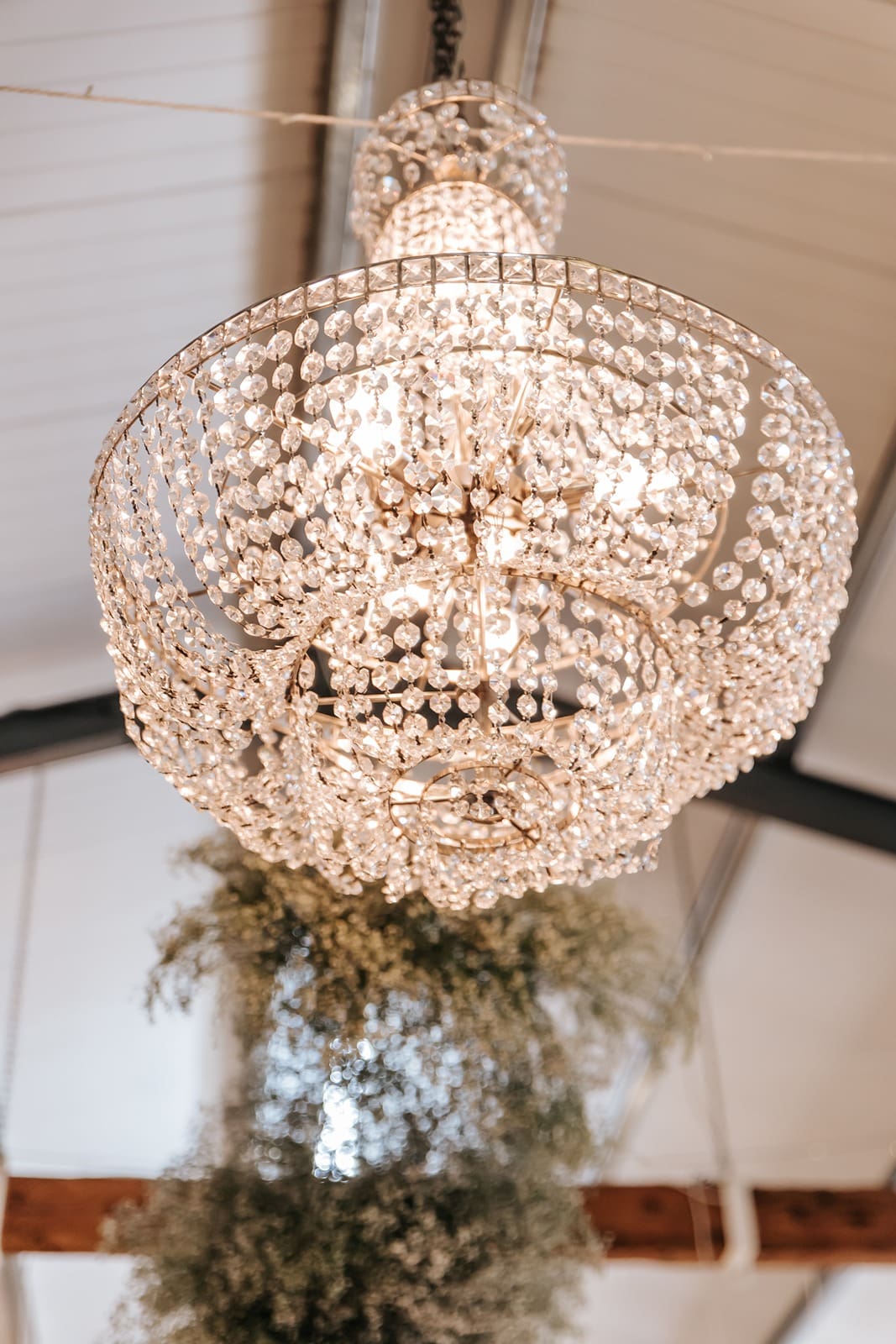 Gorgeous hanging chandelier by Draperite
