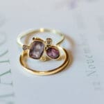 Bespoke gold wedding rings by Penelope Jardine